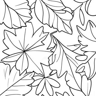 Feuilles D'automne Pages À Colorier