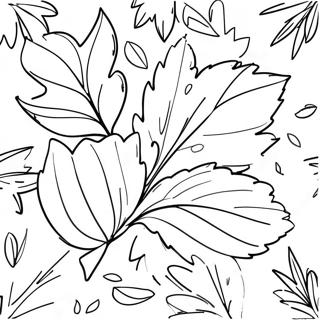 Page A Colorier Des Feuilles Dautomne 21152-19531