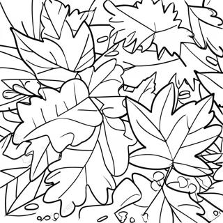 Page A Colorier Des Feuilles Dautomne Vibrantes 21153-19536