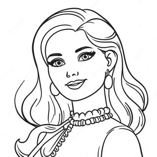 Page A Colorier De Barbie Retro Des Annees 90 21162-19538