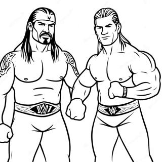 Page A Colorier Des Superstars De La Wwe En Action 21273-19630