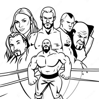 Page A Colorier Des Superstars De La Wwe En Action 21273-19631