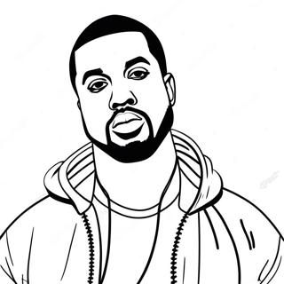 Kanye West Pages À Colorier