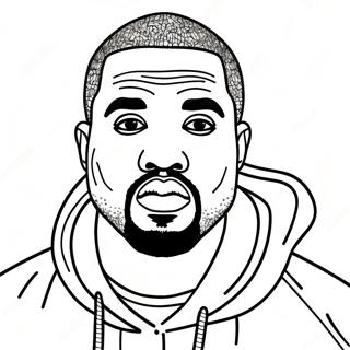 Page A Colorier De Kanye West 21292-19644