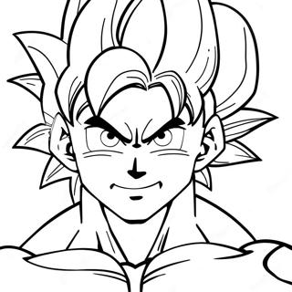 Goku Super Saiyan Bleu Pages À Colorier