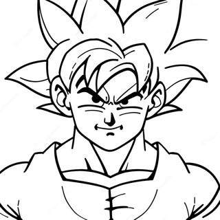 Page A Colorier De Goku Super Saiyan Bleu 21312-19658