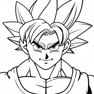 Page A Colorier De Goku Super Saiyan Bleu 21312-19659