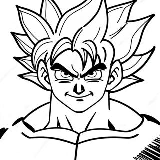 Page A Colorier De Goku Super Saiyan Bleu 21312-19660