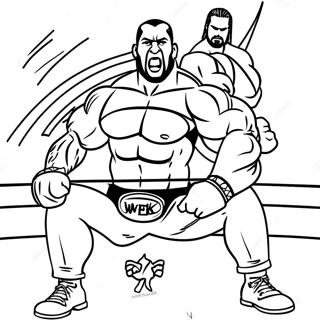 Page A Colorier Des Superstars Wwe En Action 21373-19709