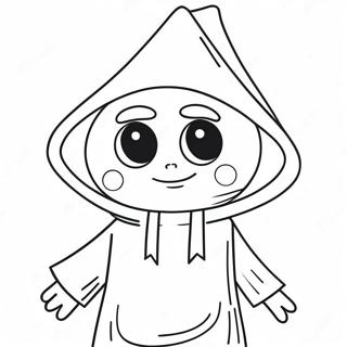 Page A Colorier Dun Personnage Effrayant De Little Nightmares 21403-19733