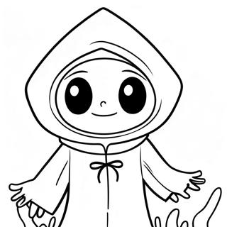 Page A Colorier Dun Personnage Effrayant De Little Nightmares 21403-19734