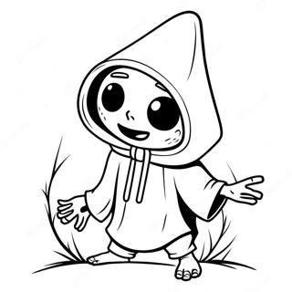 Page A Colorier Dun Personnage Effrayant De Little Nightmares 21403-19736