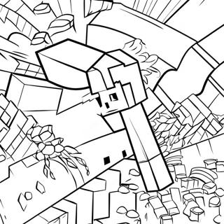 Page A Colorier Des Outils Minecraft 21492-19802