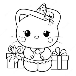 Page A Colorier De Hello Kitty Noel 21522-19826