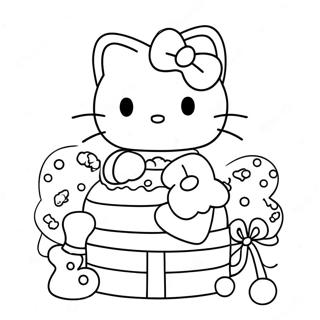 Page A Colorier De Hello Kitty Noel 21522-19827