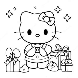 Page A Colorier De Hello Kitty Noel 21522-19969