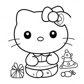 Page A Colorier De Hello Kitty Noel 21522-19971