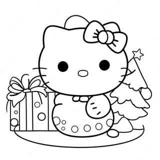 Page A Colorier De Hello Kitty Noel 21522-19972