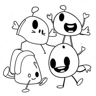 Page A Colorier Des Personnages Bfdi En Action 2152-1765