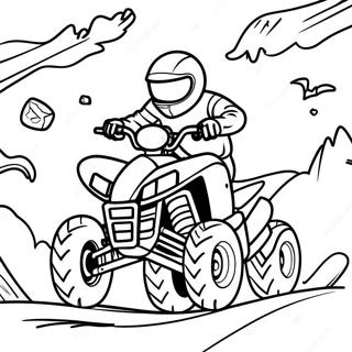 Page A Colorier De Course De Quad Cool 21553 20000