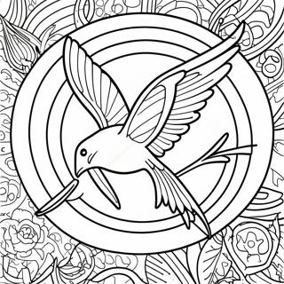 Page A Colorier Du Logo Hunger Games 21562-19858