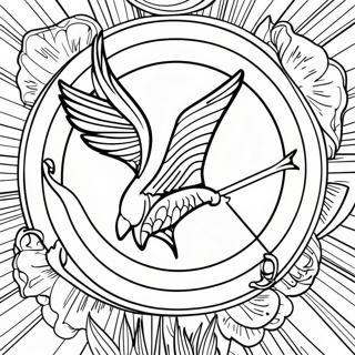 Page A Colorier Du Logo Hunger Games 21562-19860