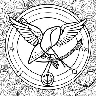 Page A Colorier Du Logo Hunger Games 21562-20002