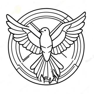 Page A Colorier Du Logo Hunger Games 21562-20003