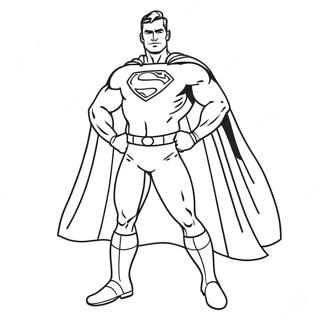 Page A Colorier De Super Papa Avec Une Cape 21603-20037