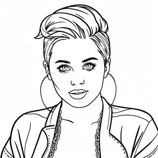 Page A Colorier De Miley Cyrus 21612-19899