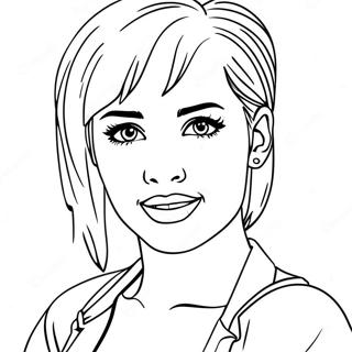 Page A Colorier De Miley Cyrus 21612-20041