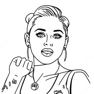 Page A Colorier De Miley Cyrus 21612-20044