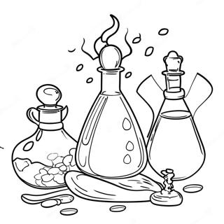 Page A Colorier Sur Les Potions 21642-19924