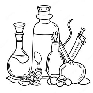 Page A Colorier Sur Les Potions 21642-20066