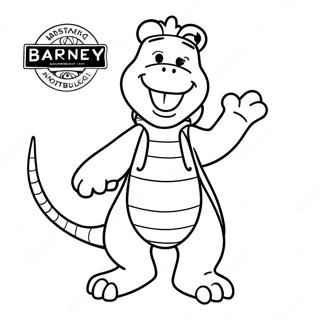 Page A Colorier De Barney 2171-1780