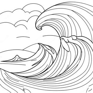 Vagues Pages À Colorier