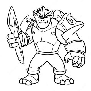 Page A Colorier De Chasseurs De Trolls 21762-20163