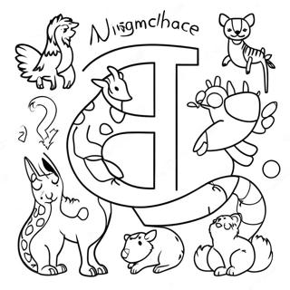 Alphabet Animal Pages À Colorier