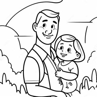 Page A Colorier Dun Papa Et Sa Fille Aventuriers 21853-20238