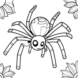 Araignée Minecraft Pages À Colorier