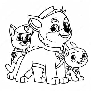 Page A Colorier De Paw Patrol Pour Paques 21872-20252