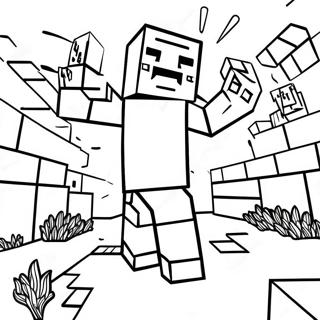 Minecraft Pages À Colorier