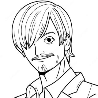 Page A Colorier Sanji 22153-20468