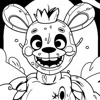 Page A Colorier De Springtrap Fnaf Effrayant 22164-20479