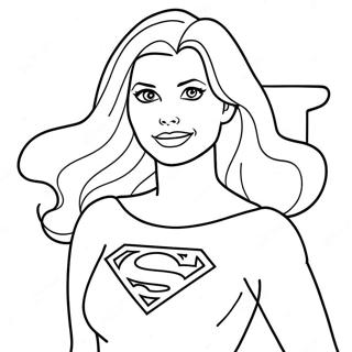 Page A Colorier De Supergirl 22173-20482