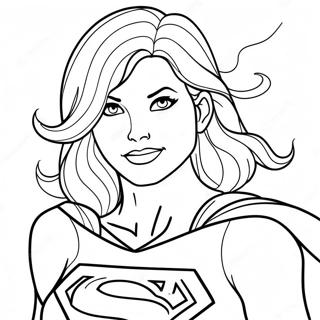 Page A Colorier De Supergirl 22173-20484