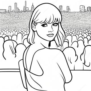 Page A Colorier De Scene De Concert Coloree De Taylor Swift 22184-20493