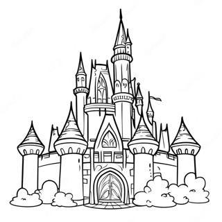 Page A Colorier Chateau Disney 2221-1820