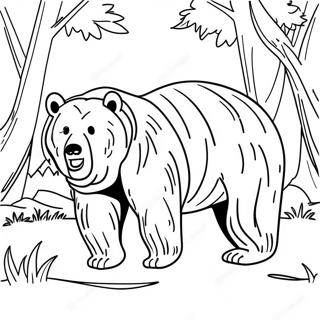 Page A Colorier Dours Grizzly 22223-20522