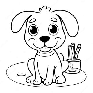 Page A Colorier Chien Drole 22243-20540